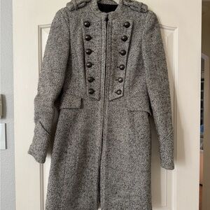 Zara Elegant Gray Women's Coat
